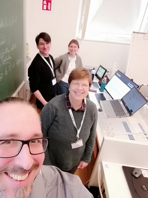 Abb. 2: Organisationsteam Workshop Kontext und Klarheit (Quelle: Jonathan D. Geiger).