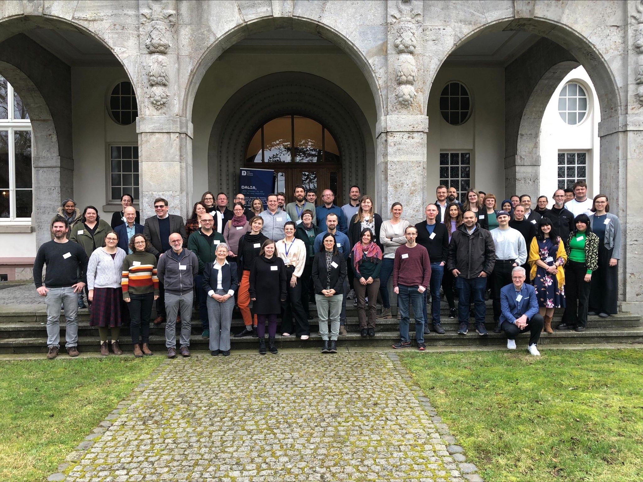 Gruppenfoto beim gemeinsamen Event in Darmstadt 