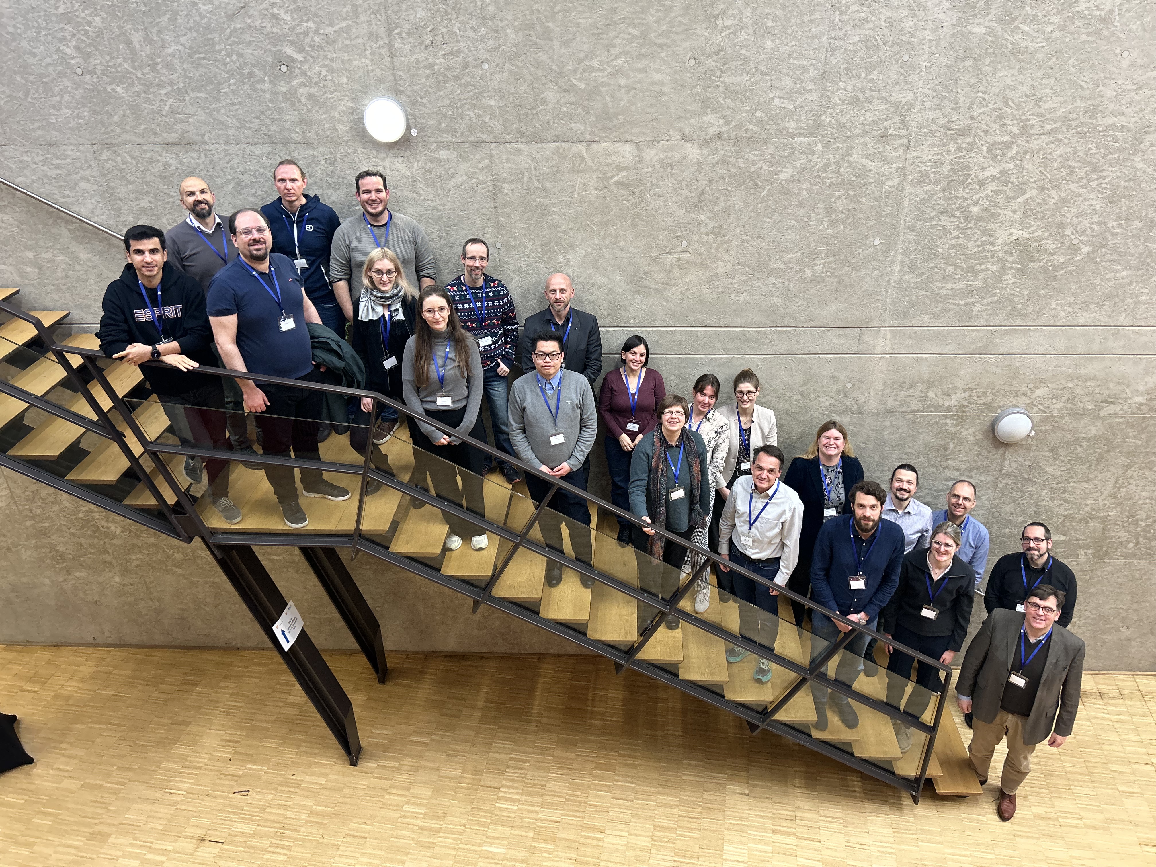 Das DALIA Team bei dem Gesamttreffen im IT Center (RWTH Aachen University) in Aachen. 